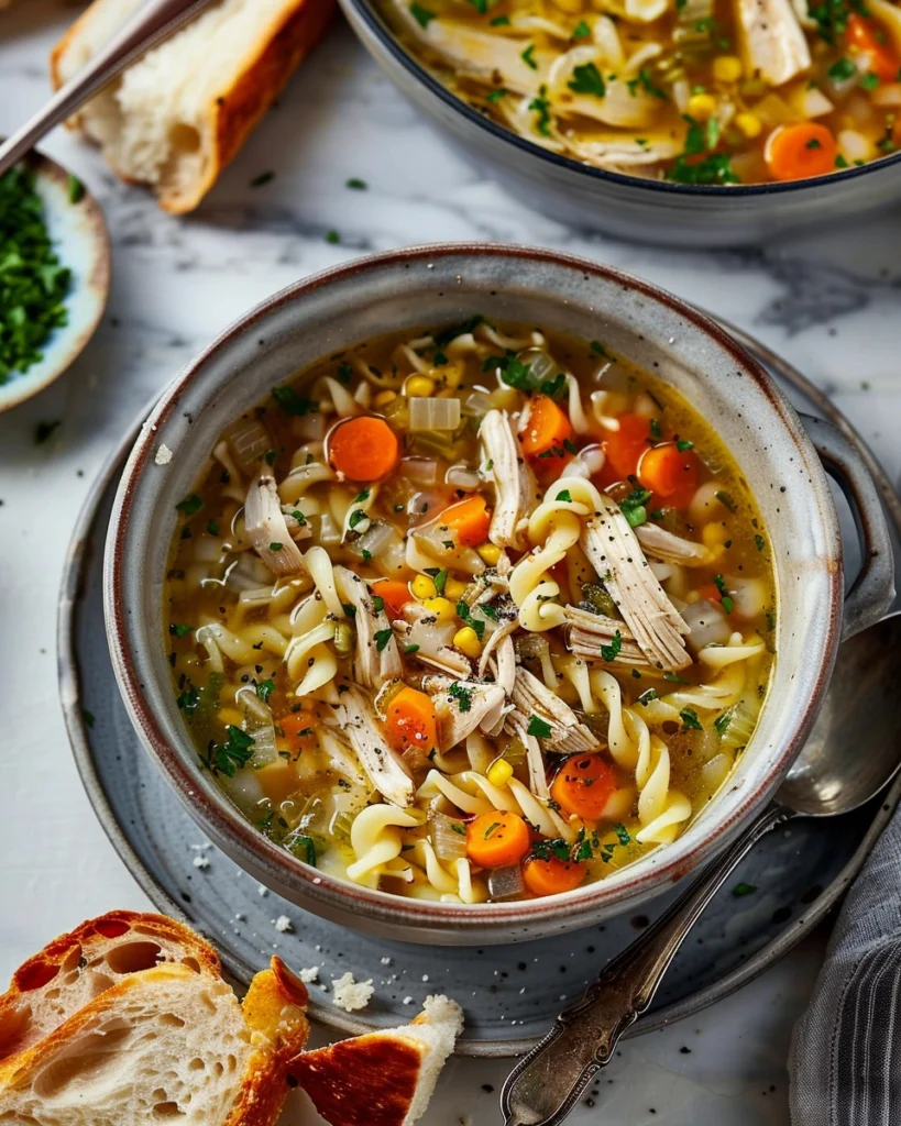 Cold Fighting Chicken Noodle Soup