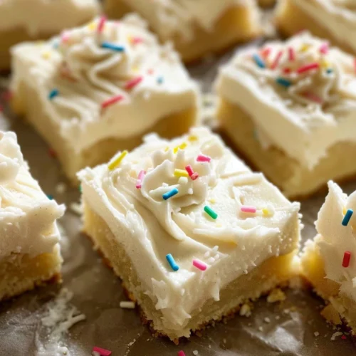 Frosted Sugar Cookie Bars