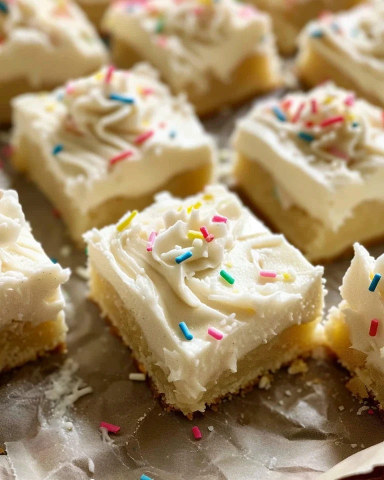 Frosted Sugar Cookie Bars