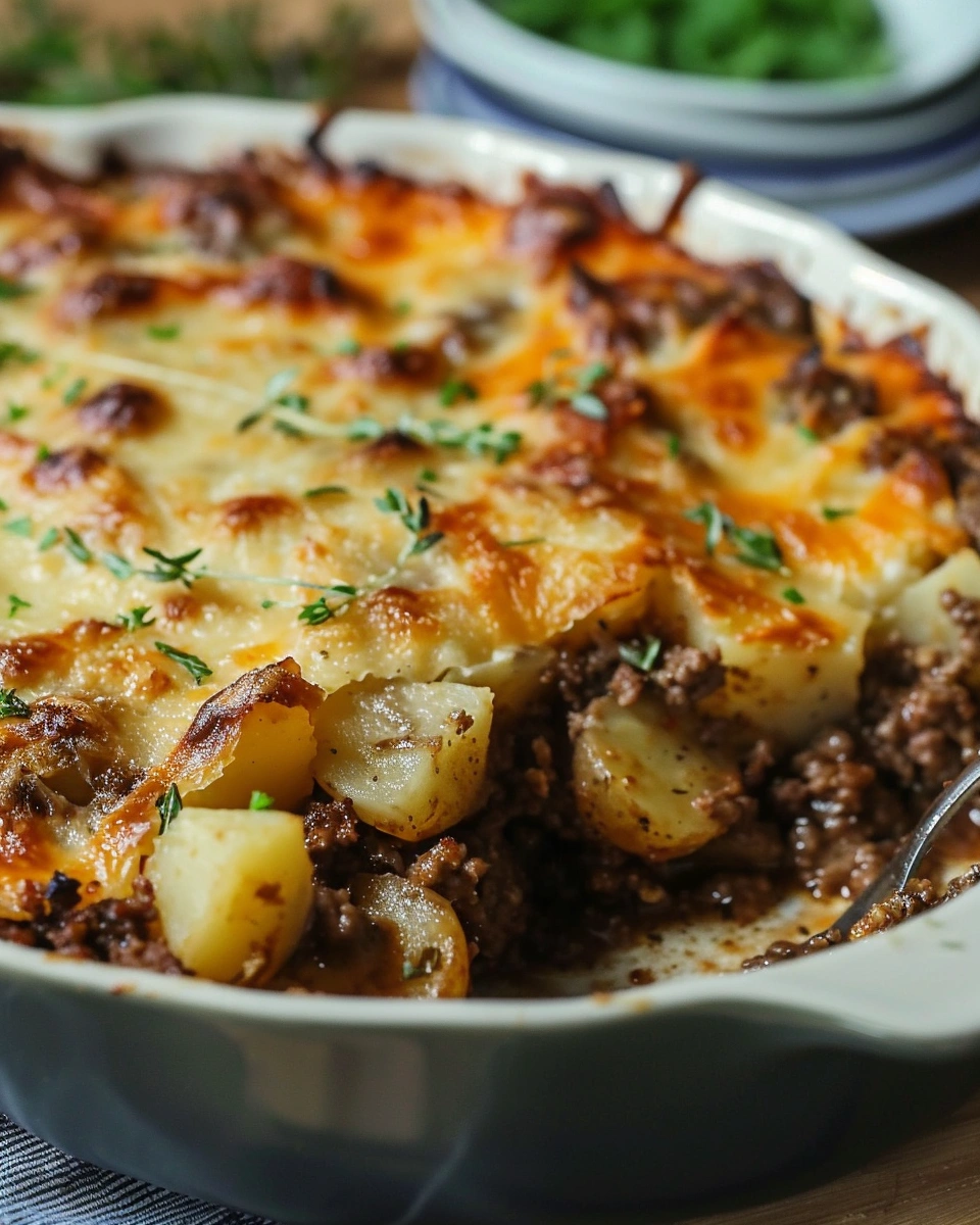 Hobo Casserole Rustic Ground Beef and Potato Bake