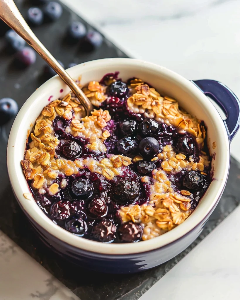 Blueberry Baked Oats