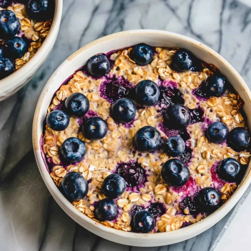Blueberry Baked Oats