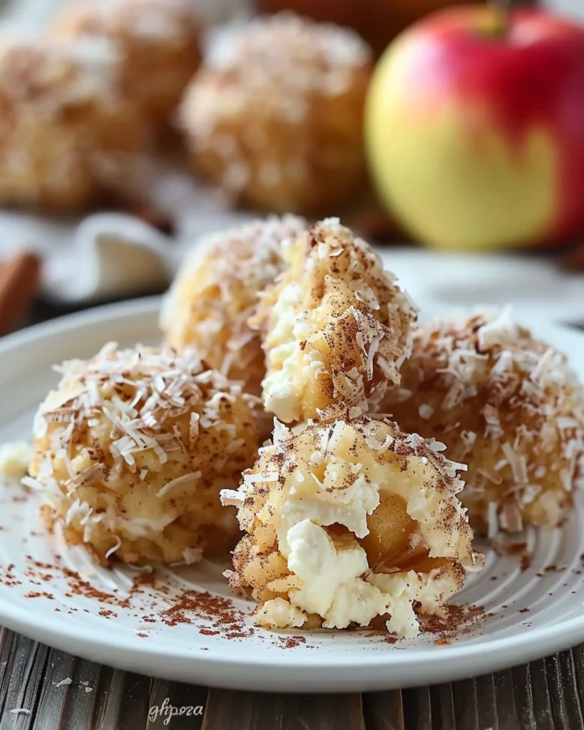 Cinnamon Apple Cottage Cheese Bites
