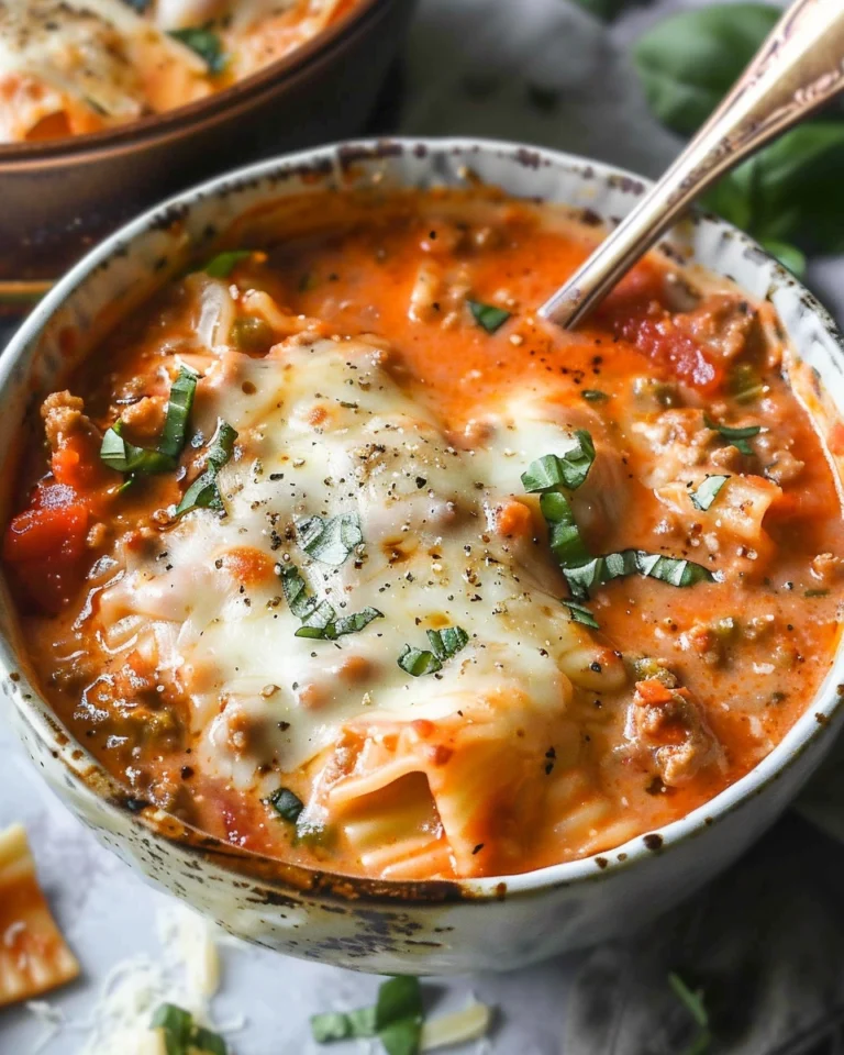 Creamy Lasagna Soup