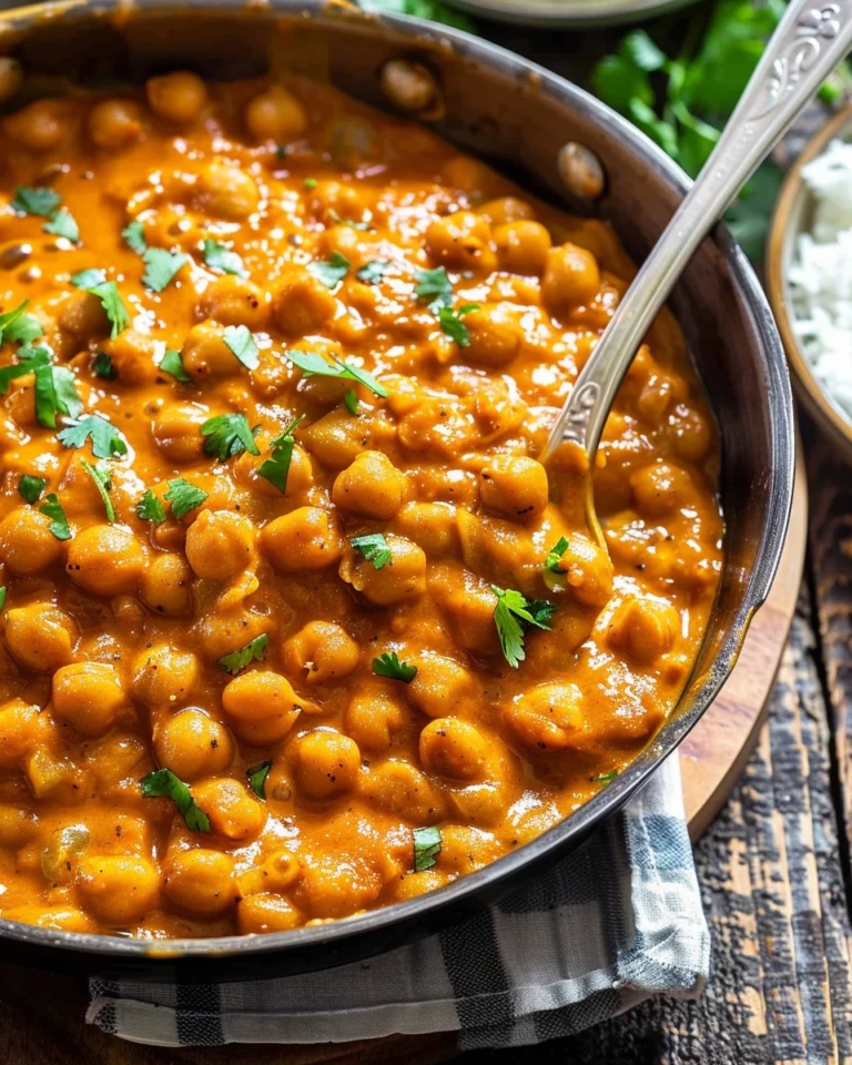 Indian Butter Chickpeas