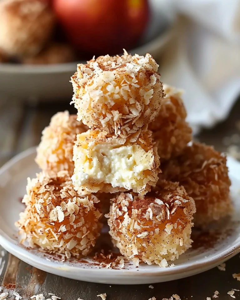 Cinnamon Apple Cottage Cheese Bites