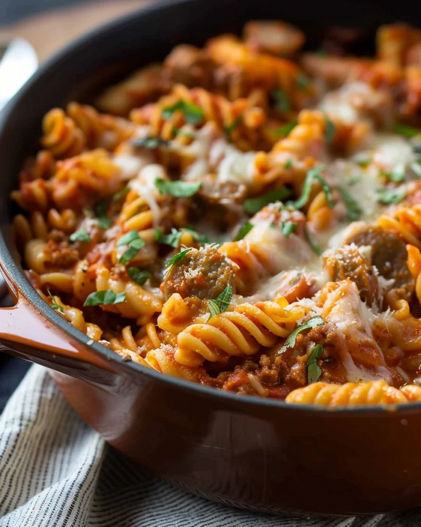 One Pot Italian Sausage Pasta
