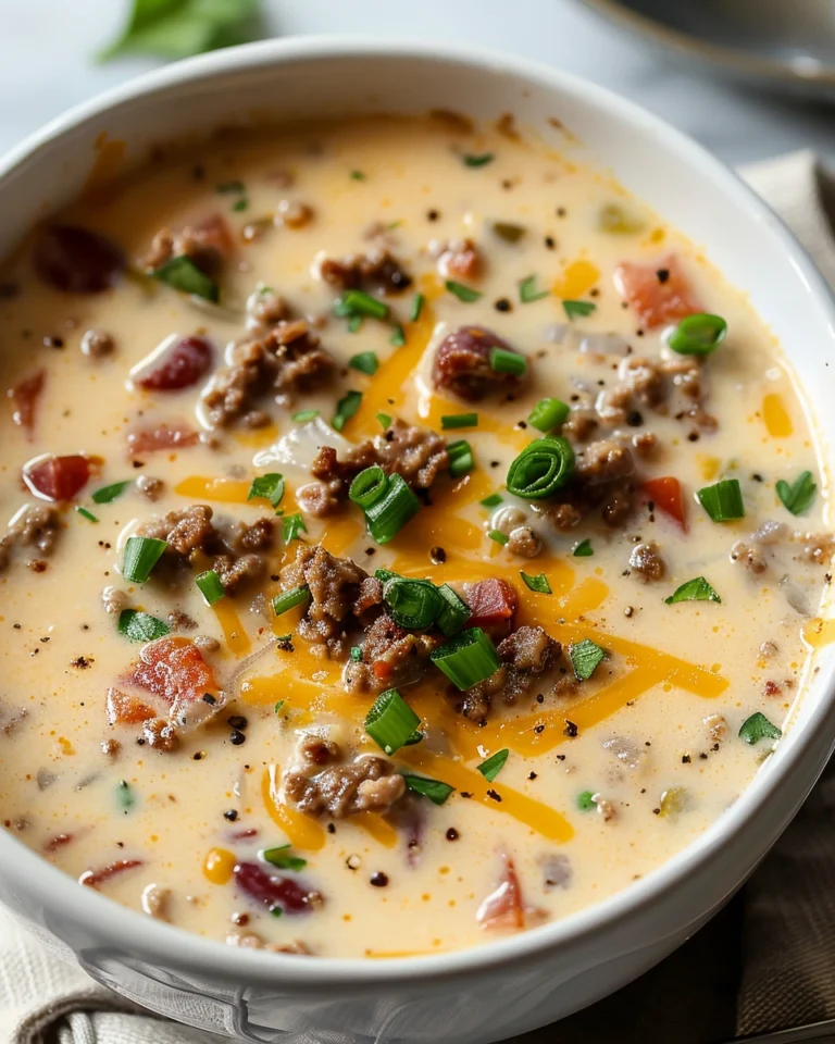 Cheeseburger Soup
