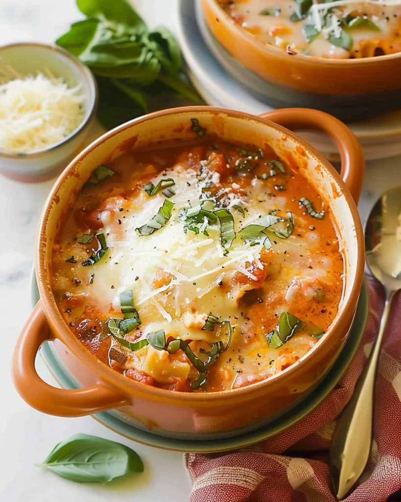 Creamy Lasagna Soup