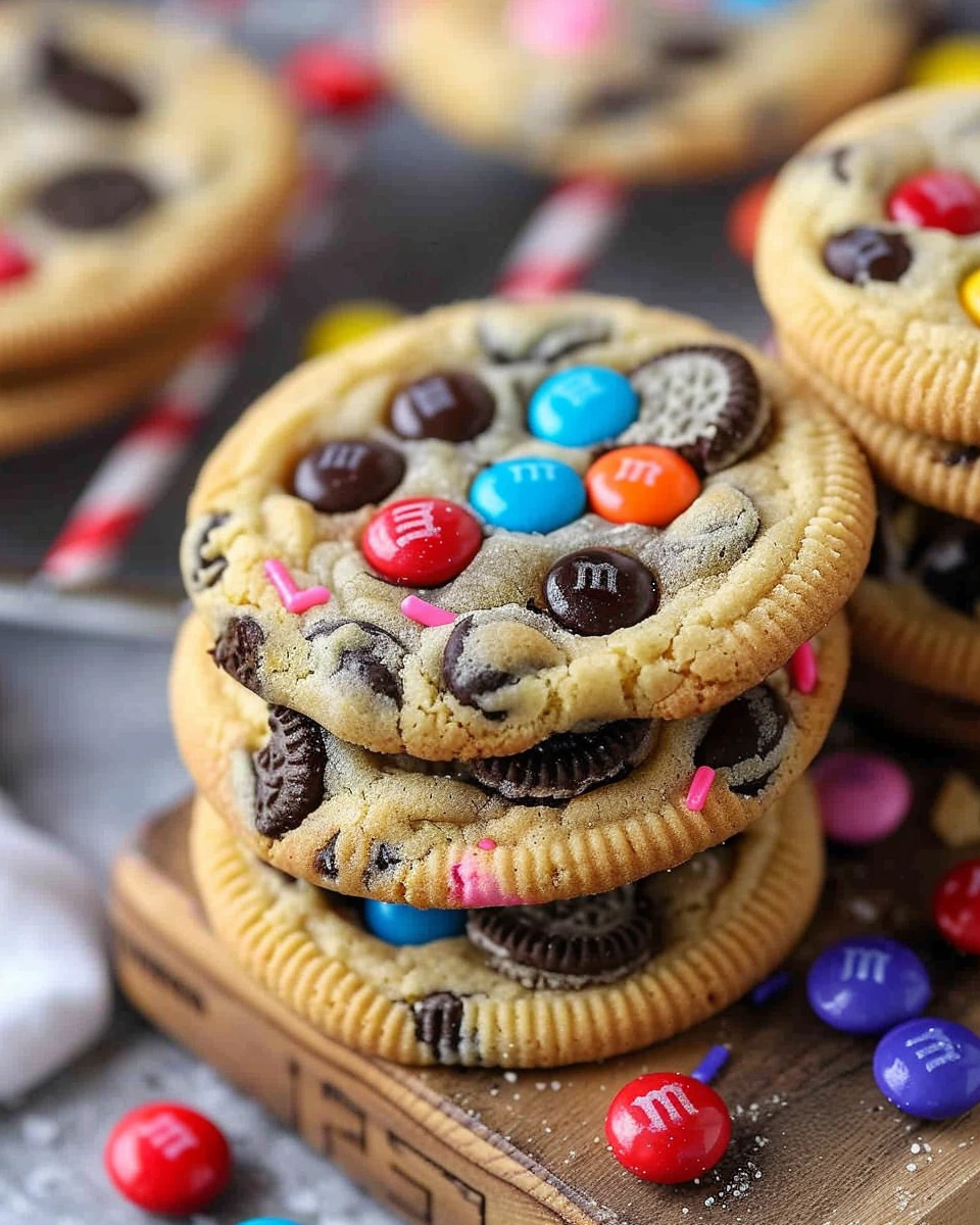 Oreo m&m’s Cookies