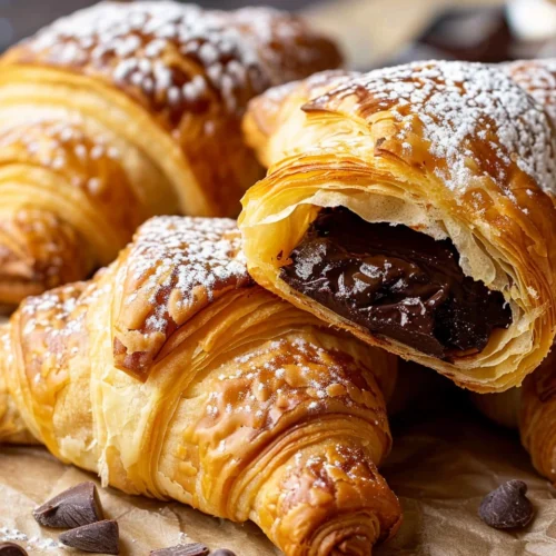 Shortcut Chocolate Croissants