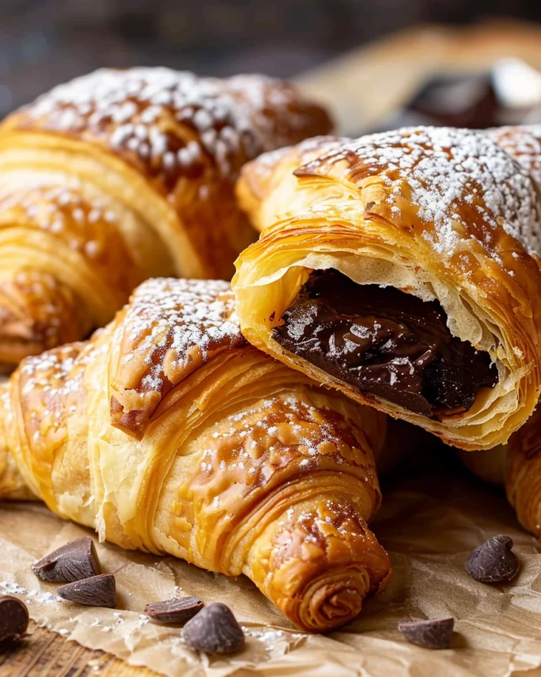 Shortcut Chocolate Croissants