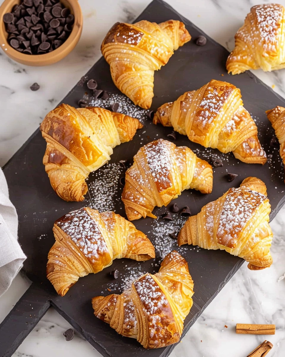 Shortcut Chocolate Croissants