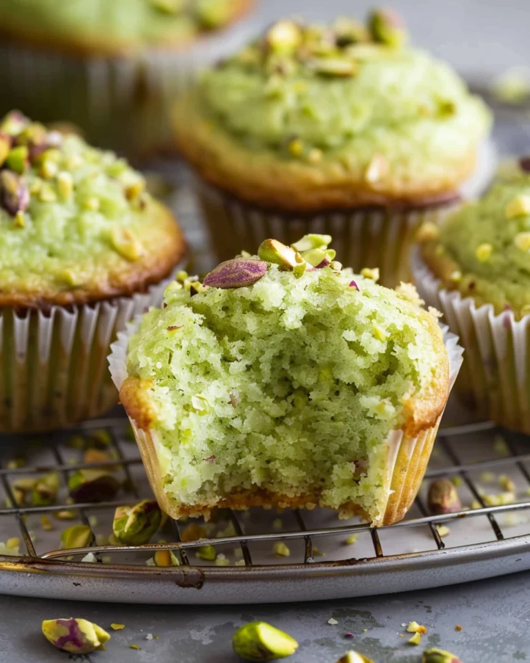 Pistachio Muffins with Pudding Mix