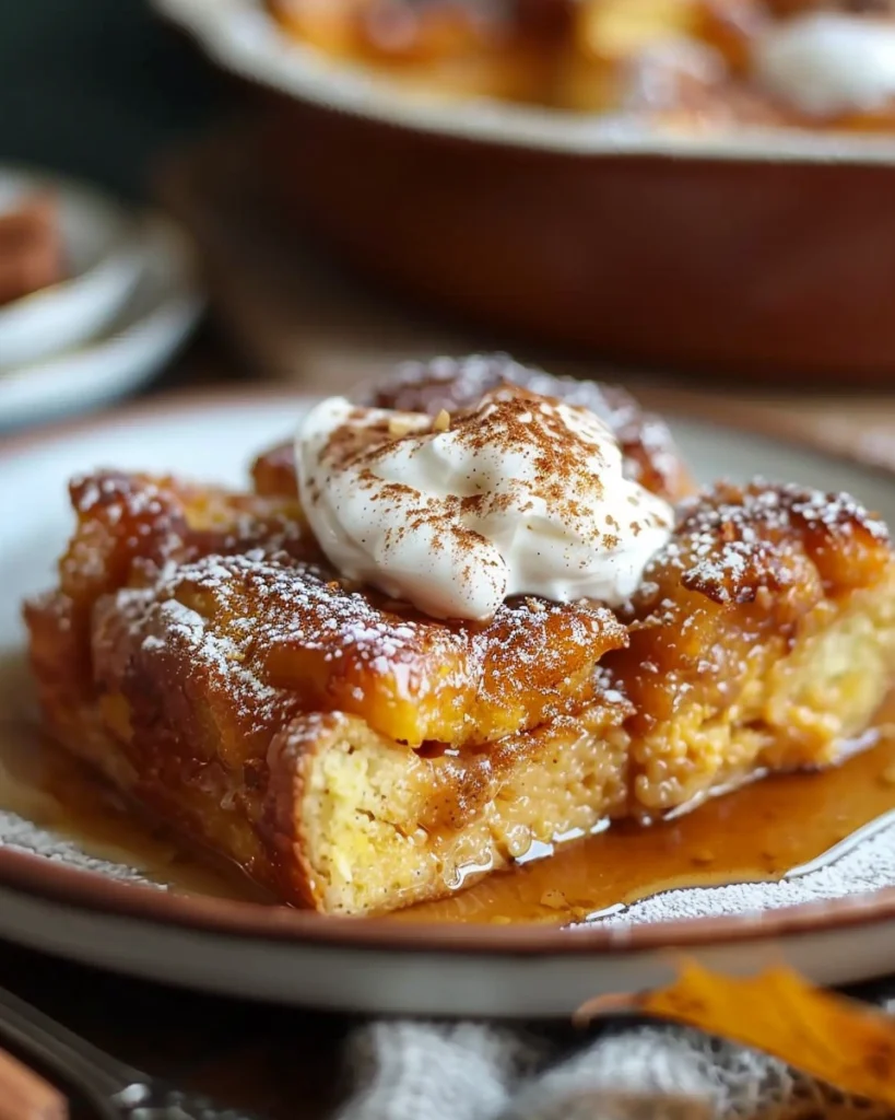 Pumpkin Spice French Toast Casserole Recipe