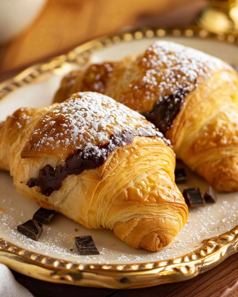 Shortcut Chocolate Croissants