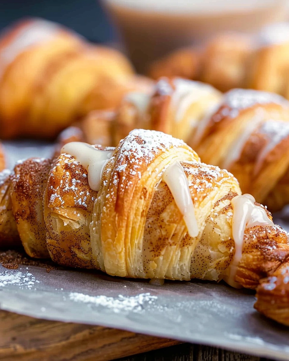 Cinnamon-Swirled Crescent Rolls