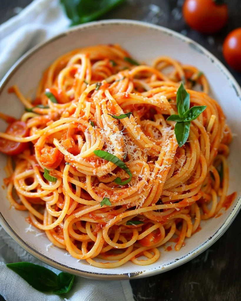 3-Ingredient Tomato Boursin Pasta