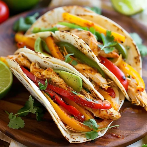 Slow Cooker Chicken Fajitas