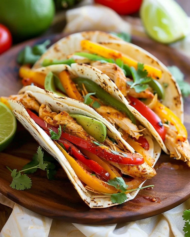 Slow Cooker Chicken Fajitas