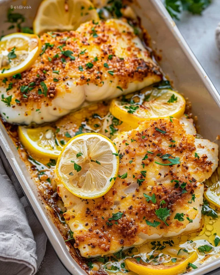 Lemon Garlic Butter Baked Cod Ingredients