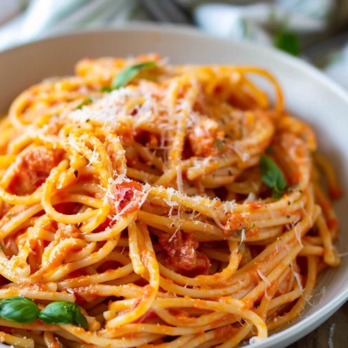 3-Ingredient Tomato Boursin Pasta