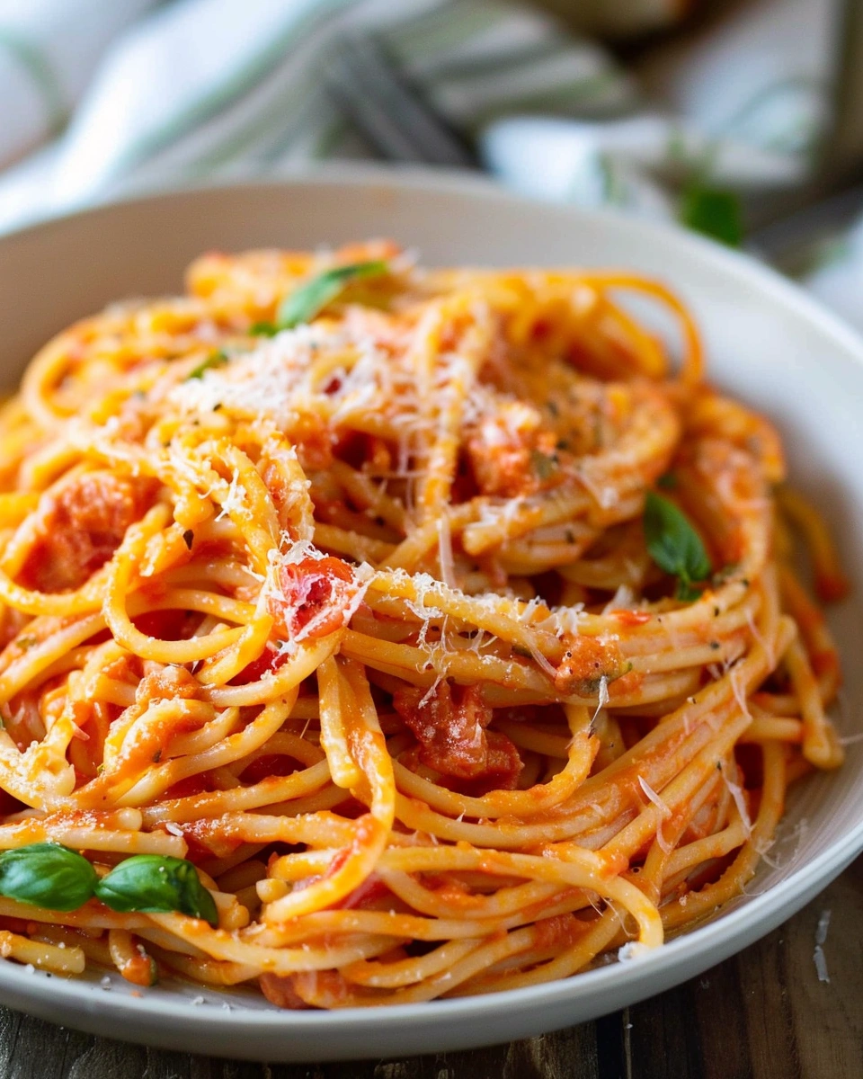 3-Ingredient Tomato Boursin Pasta