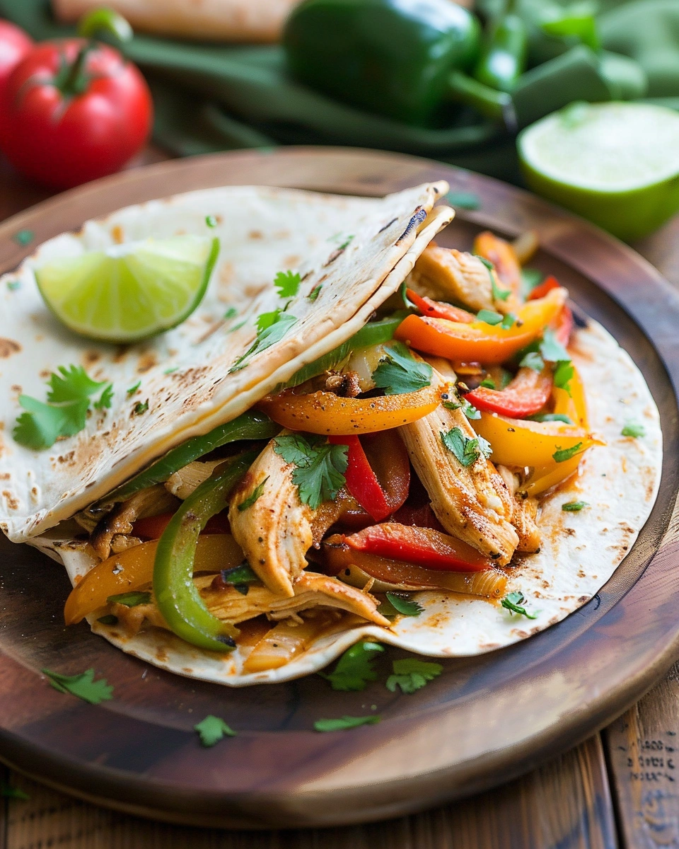 Slow Cooker Chicken Fajitas