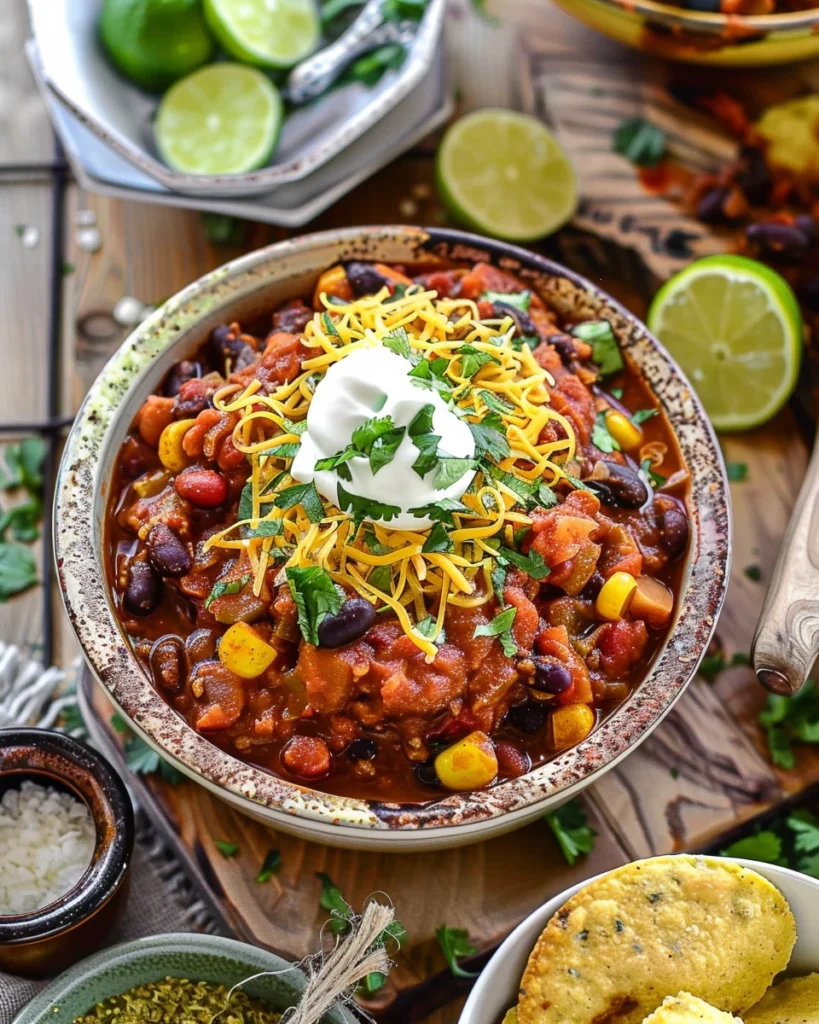 Vegan Three Bean Chili