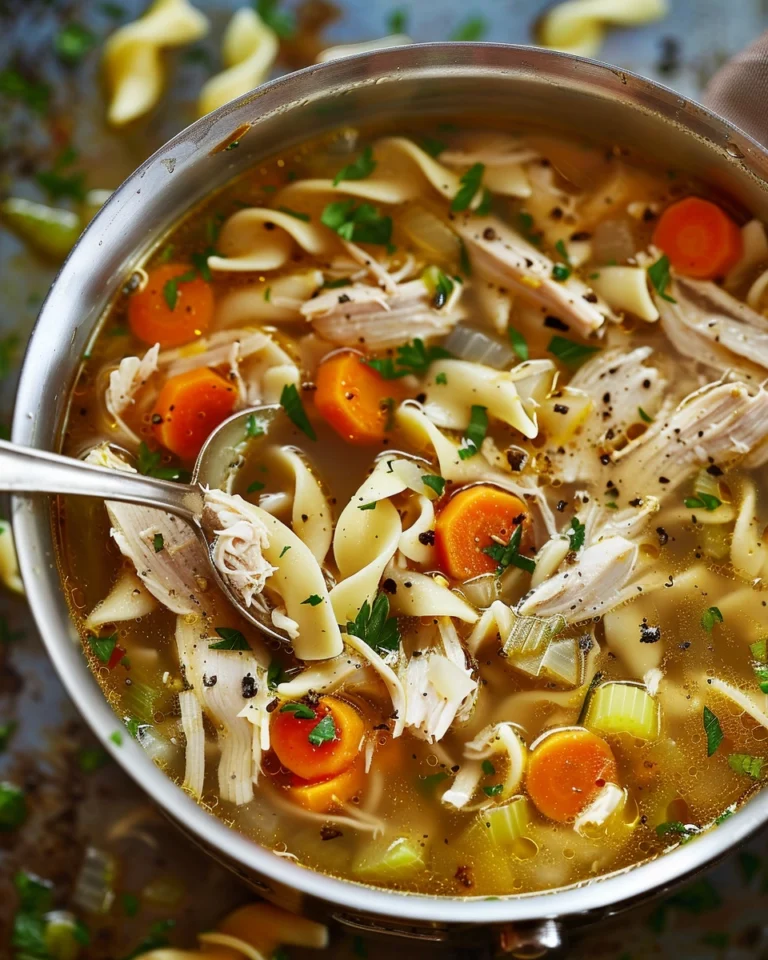 Cold Fighting Chicken Noodle Soup