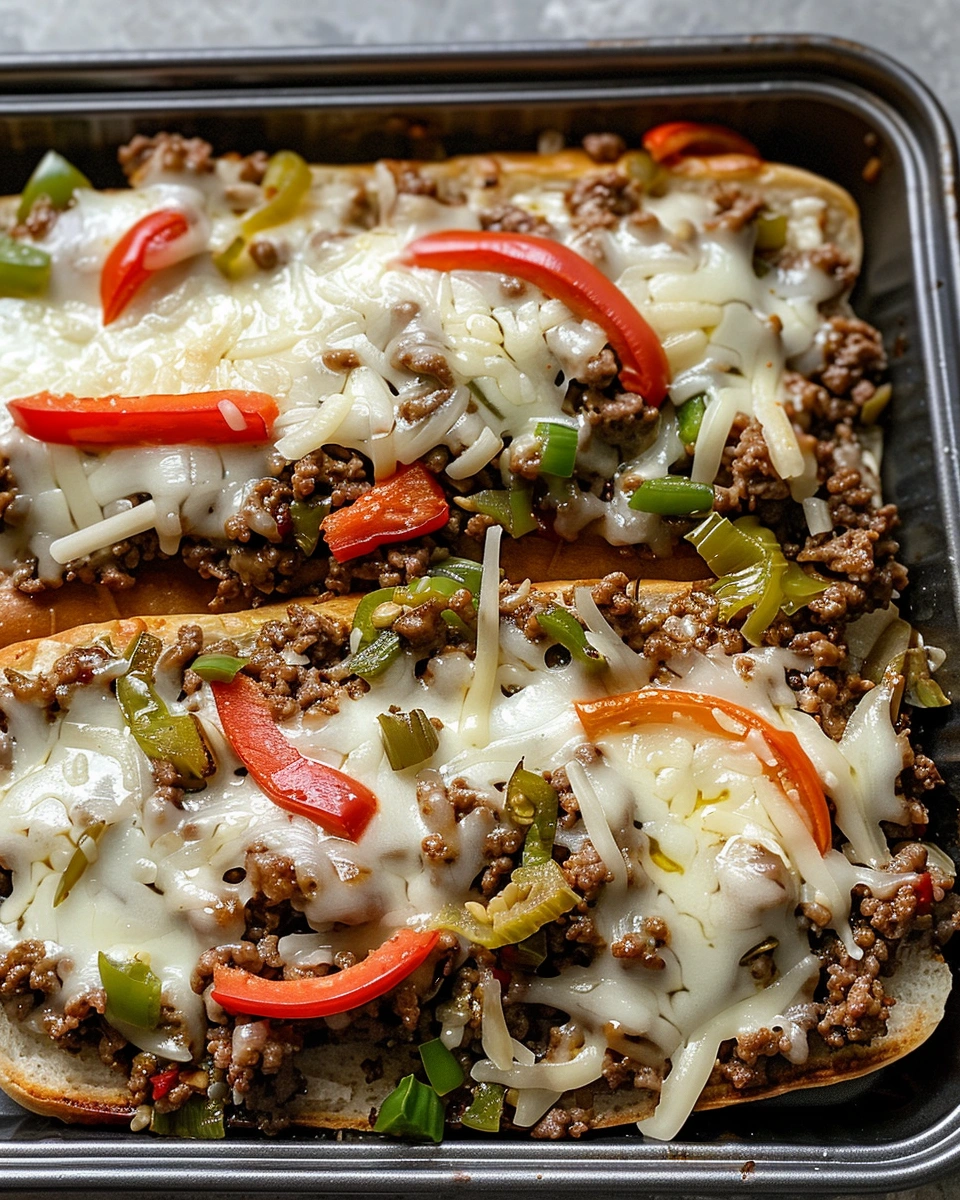 Ground Beef Philly Cheesesteak