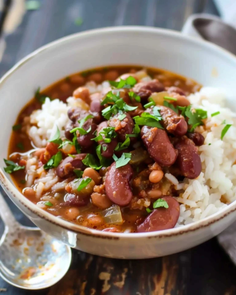 Red Beans and Rice in the Slow Cooker