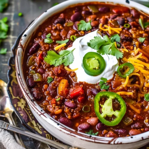 Vegan Three Bean Chili