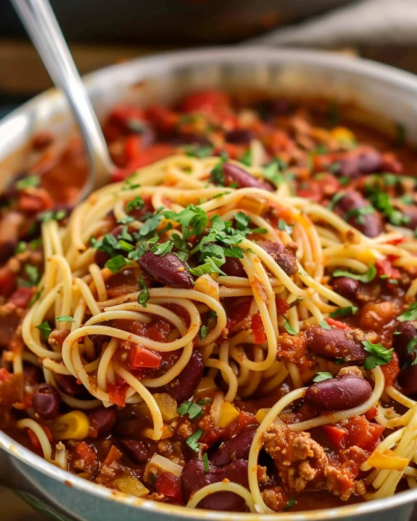 Vegan Chili-ghetti