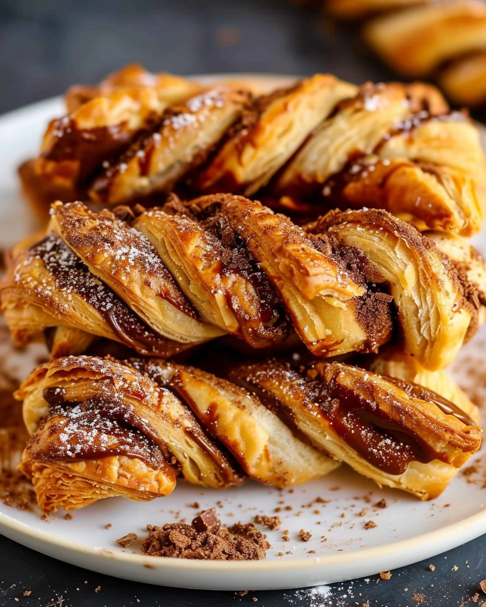 Nutella Pastry Twists