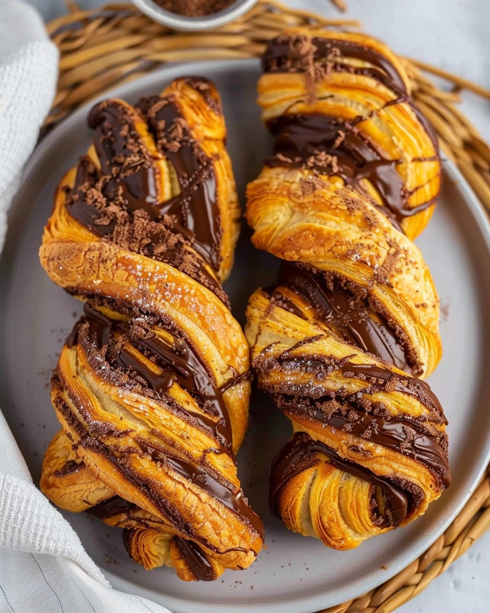 Nutella Pastry Twists