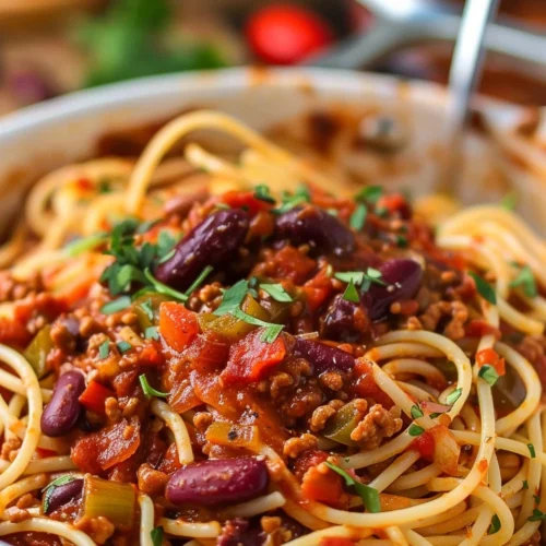 Vegan Chili-ghetti