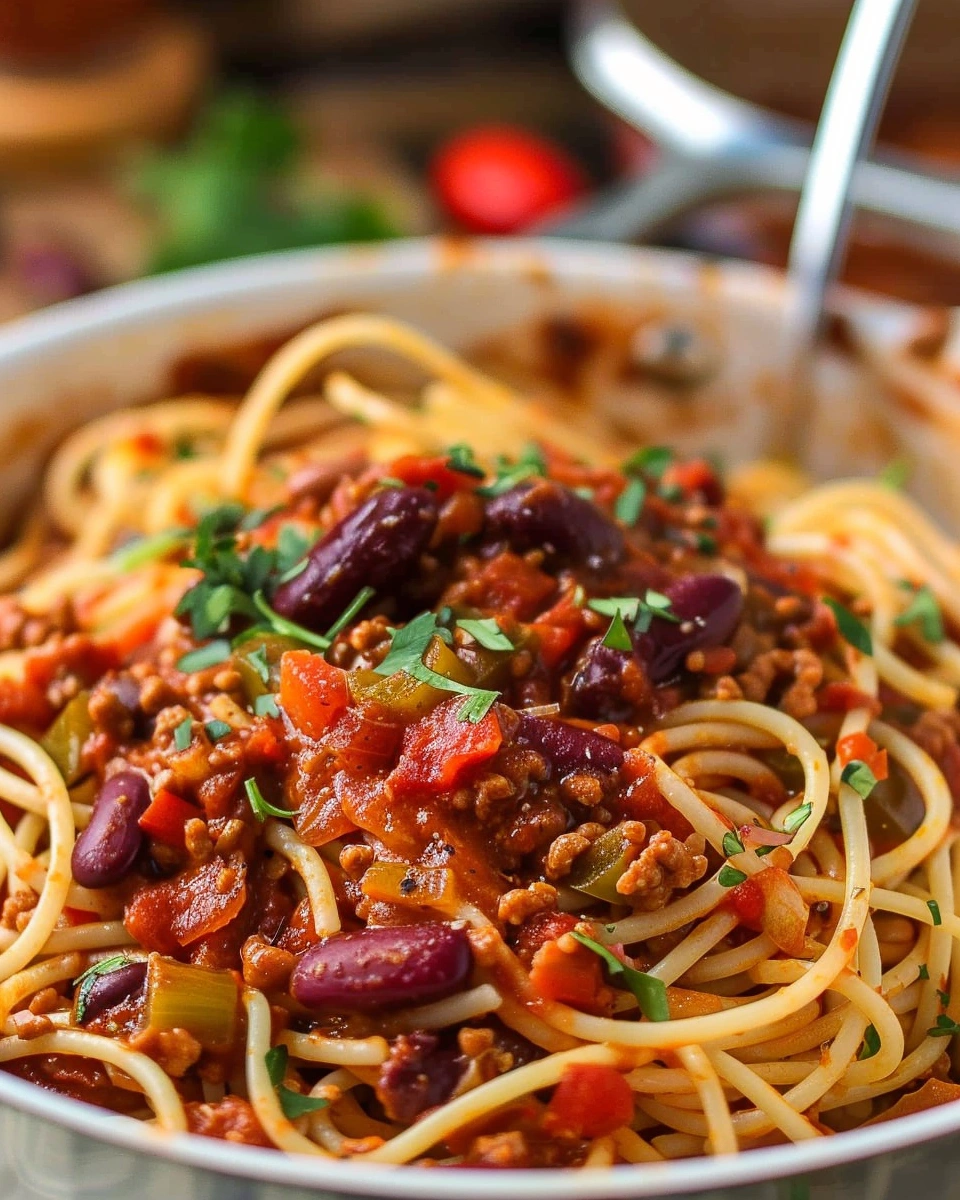 Vegan Chili-ghetti