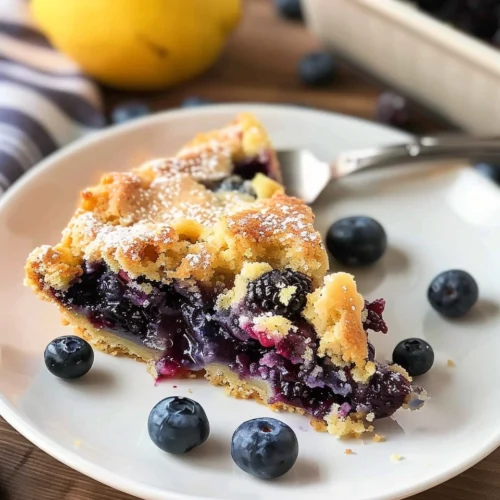 Blueberry Lemon Dump Cake