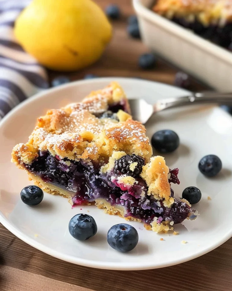 Blueberry Lemon Dump Cake
