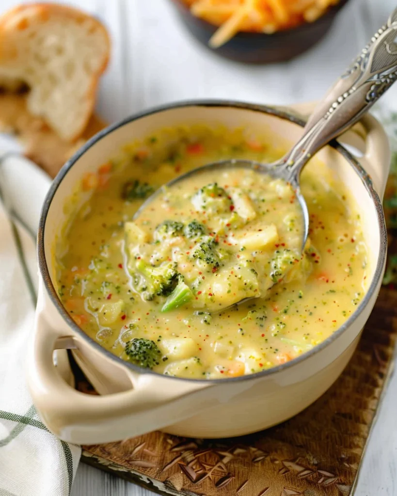 Broccoli Potato Cheese Soup