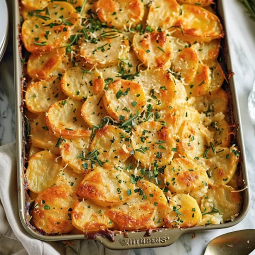 Sheet Pan Scalloped Potatoes