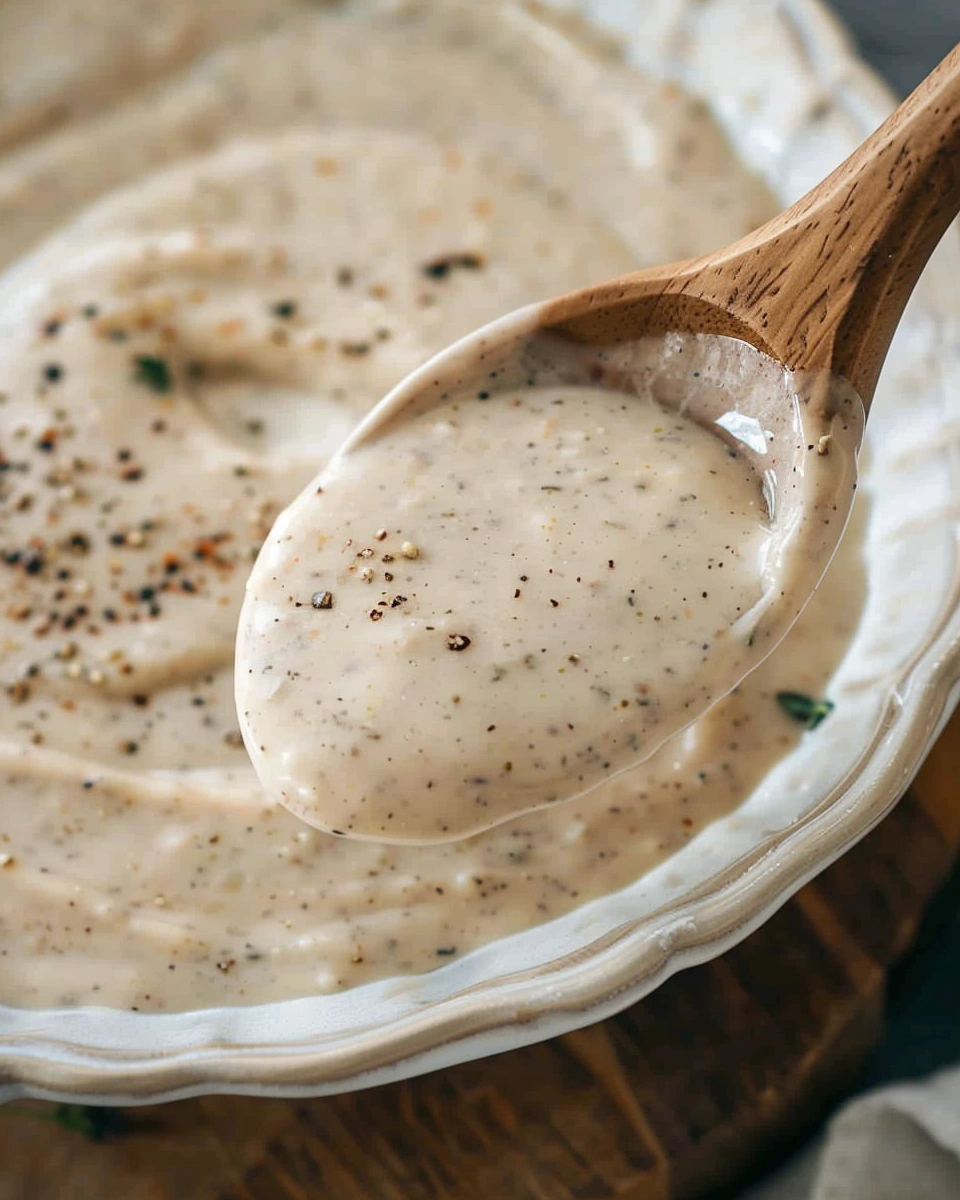 Creamy Peppered White Gravy