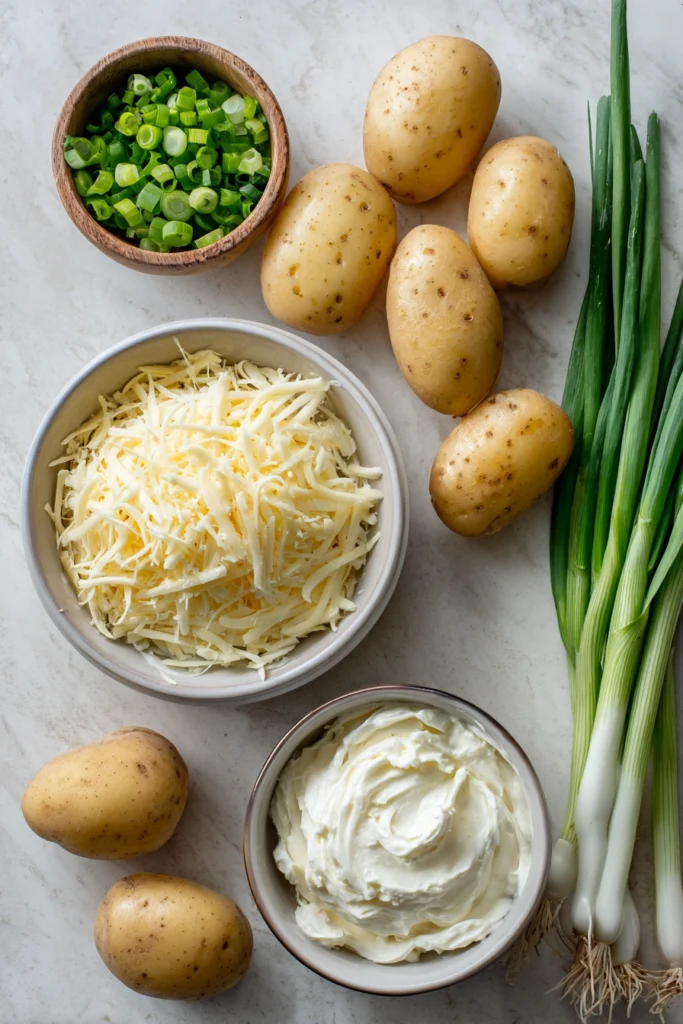 Sheet Pan Scalloped Potatoes Ingredients