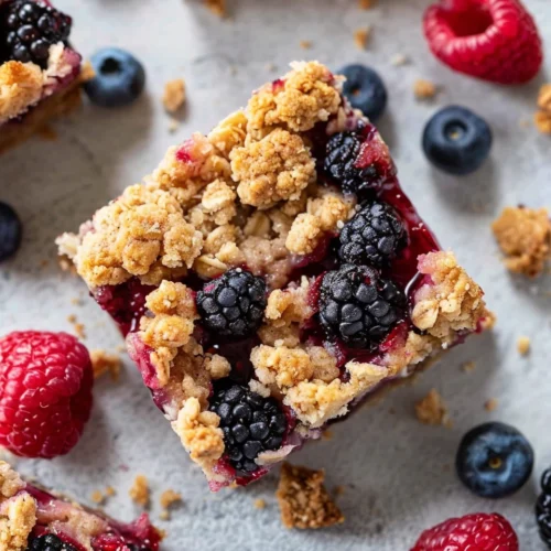 Mixed Berry Crumble Bars