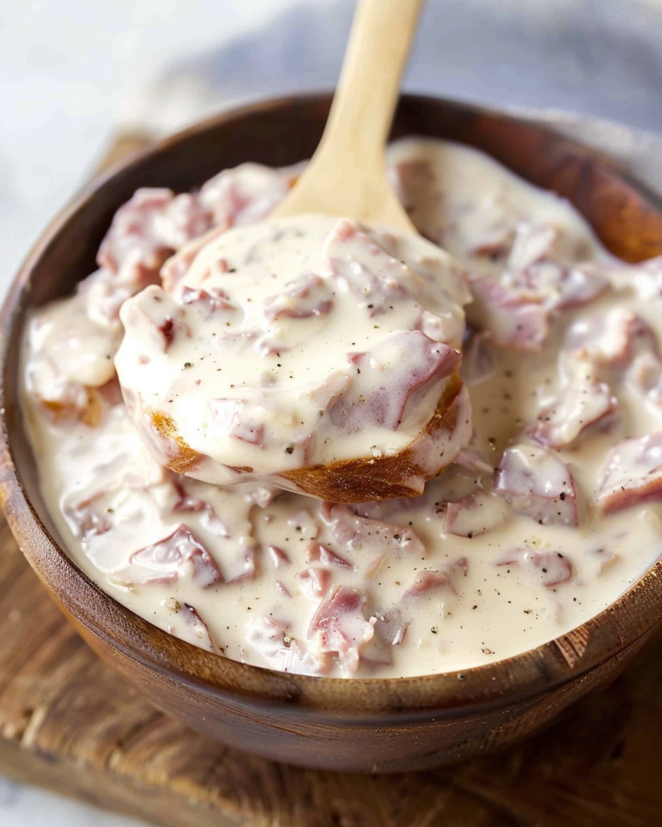 creamed chipped beef on toast