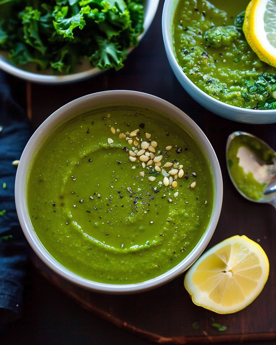 Green Soup with Lemon and Cayenne