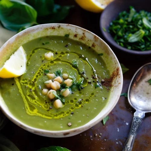 Green Soup with Lemon and Cayenne