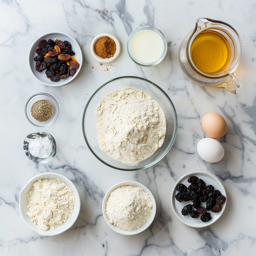 Hot Cross Buns Ingredients