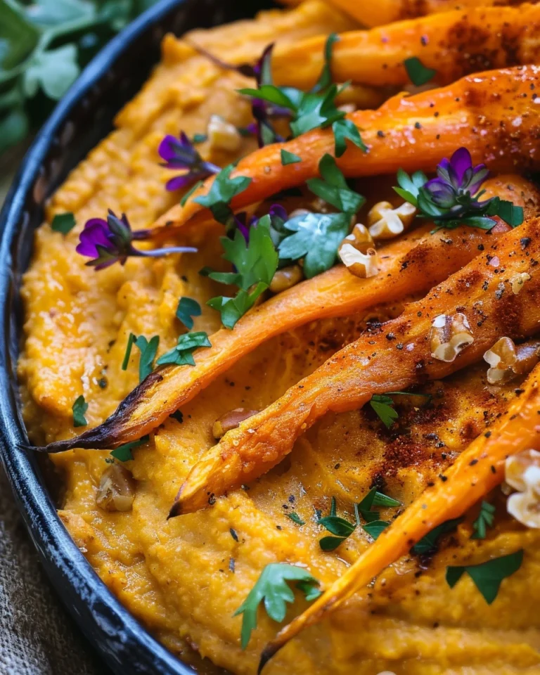 Roasted Carrot and White Bean Dip